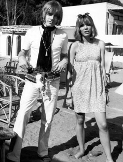 modbrother:  Brian Jones in Marbella with Suki Potier, July 1967