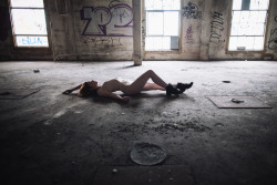cait-lion:  Abandoned Mill  Photographer: Chuck Lang  Model: