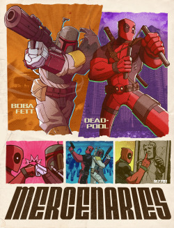 extraordinarycomics:  Deadpool & Boba Fett by M7781.