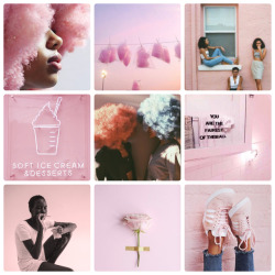 queerlyamazing:  moodboard: girls loving girls in a candyfloss