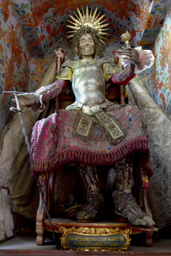 St. Deodatus (Rheinau, Swizterland) “One of two seated skeletons