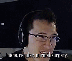 chocolateninjadonut:  I decided to gif the very first video I ever watched of Mark’s. Which is that one down there. EVERYTHING HATES ME!! | Surgeon Simulator 2013 Space Update (ALIEN SURGERY) #2 It feels like so long ago. Now look where we are. Thank