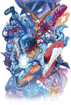 as-warm-as-choco:  New  Street Fighter: The Novel illustration