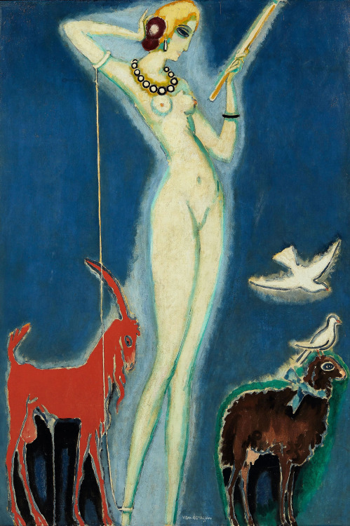 arsvitaest:Kees van Dongen, La femme au miroir, 1914-1917, oil