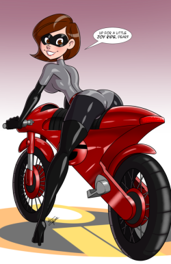 aeolus06:  Rear View  Elastigirl offers up a chance to ride her…brand