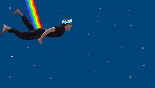 the-nope-train:  So I heard there were rainbows shooting out of Mark’s bootay today…