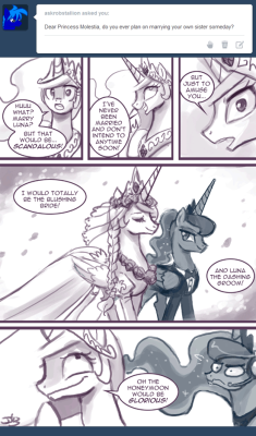 askprincessmolestia:  Ask Princess Molestia #339  XD!