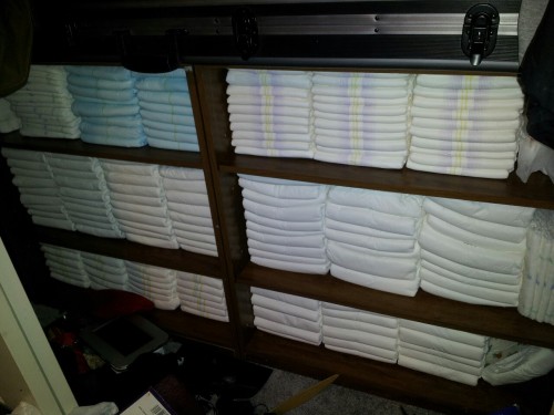 abdl1992:  Finally I decided to organize my diapers. Yay!