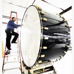 missypapageorge:  Forget the size of the #bass #drum how #big