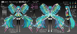 vocaloid-news:  Here’s the Hatsune Miku 10th Anniversary design