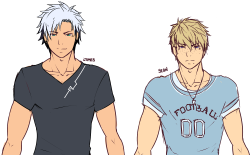 New RP OCs.. Sraz rps James and I do Sean~~ Aren’t they