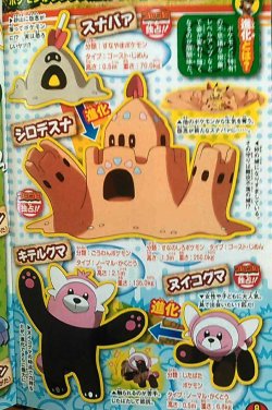 shelgon:   The first images from CoroCoro have leaked and have