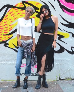 kxrdashjenner:  June 27, 2014 - Kylie & Willow Smith out