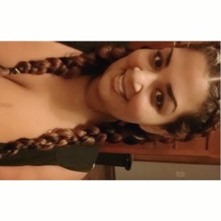 xoxoxomona69:  fresh face ✔ braids ✔ goodnight loves 🌛