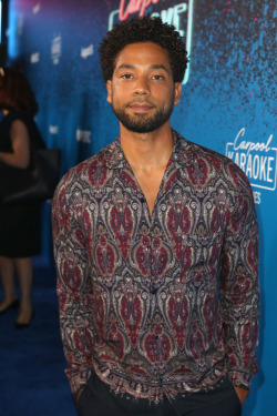 celebsofcolor: Jussie Smollett at Apple Music Launch Party Carpool