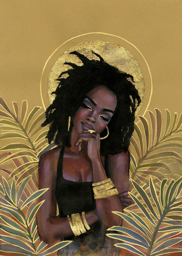 fyblackwomenart:  Lauryn Hill by   Tshikamba /  Melissa Tshikampabo