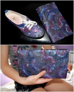 truebluemeandyou:  DIY Best Galaxy Painting Tutorial Ever from