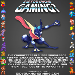 didyouknowgaming:  Super Smash Bros. for Nintendo 3DS and Wii