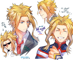 nvaleeln:  All Might as a student. I’m pretty sure we haven’t