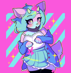 blushily:  Half body commission done for @sludgejudy !!   ✦