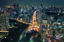 ileftmyheartintokyo:  Tokyo night by Arutemu on Flickr.
