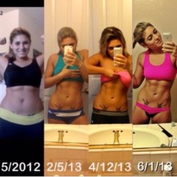 sexygymchicks:  A Stellar #TransformationTuesday with @chlooooejade