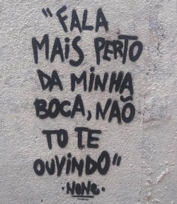 É por instinto...