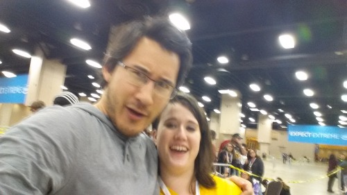 darling-bird:  PAX SOUTH STORY TIME!!! So I managed to swing a seat for Mark, Bob, and Wade’s panel, and RIGHT AFTER THAT I just BARELY made the cut to get into their autograph line before they roped it off for good.Five hours later, I finally got