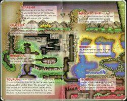 animereviewdojo:  A detailed map of Planet Zebes from Super Metroid.