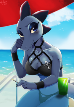 skykain: Another Bea`s pic! Maybe a date at the beach could change