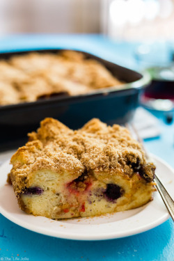 foodffs:   This Baked French Toast with Mixed Berries is the
