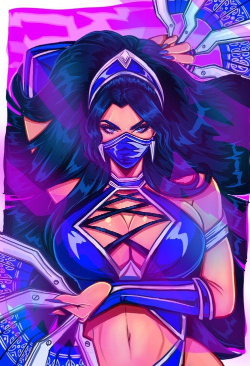 fantasy-scifi-art:  Kitana by The Art of Mathew