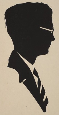 desimonewayland: Silhouette, Portrait of Jefferson R. Burdick