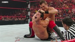 Miz pulling Evan’s hair! Looks like Evan is enjoying it! ;)