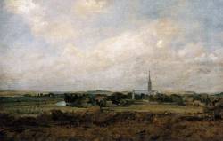 John Constable (1776 - 1837), View of Salisbury (c. 1820)
