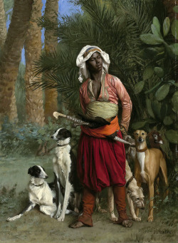 The Master of the Hounds - Jean-Leon Gerome