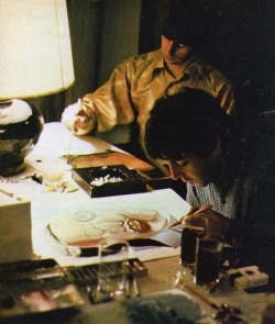 tahsinsabah:  Ringo and Paul painting