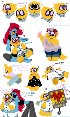 voxellgeist:  Fun Fact: did you know that if you keep saying “alphys”