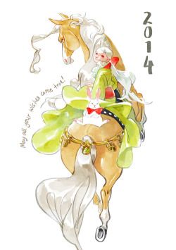 lalage:  Happy lunar new year! It is the year of the horse, one