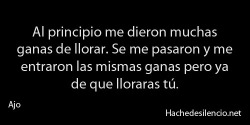 Hache de silencio