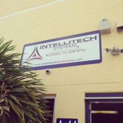 Sign is finally up ðŸ‘ŒðŸ‘ #intellitechsystems #accesstosafety