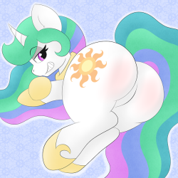smutpaws: Thicc Princess ~ A few people suggested i draw Celestia,