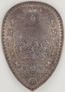 martyr-eater:  Shield of Henry II of France, France, ca. 1555.