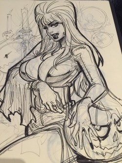 reiquintero:  Elvira rough concept sketches :) for my Patreons