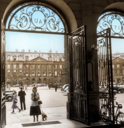 mimbeau:  Hotel Ritz - Place Vendôme Paris 1948 Vanityfair.com