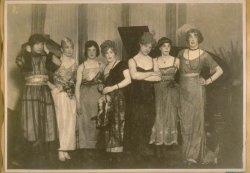 weirdvintage:  This group of female impersonators were arrested