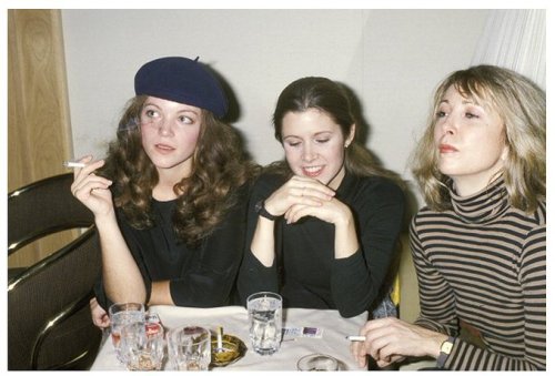 grrlpower:  Queens Amy Irving, Carrie Fisher & Teri Garr. Photo: