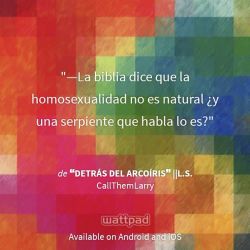 Este libro “detrás del arco iris es precioso” 