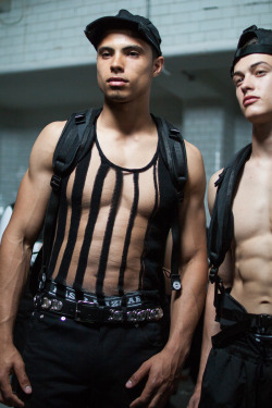 black-boys:  Jacob Pits by Portia Hunt | Backstage at Nasir Mazhar