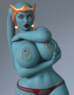 theevolluisionist:idea i had for another twilek, something about